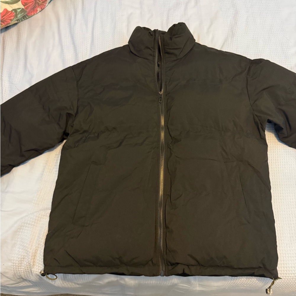 Men's Black Puffer Jacket